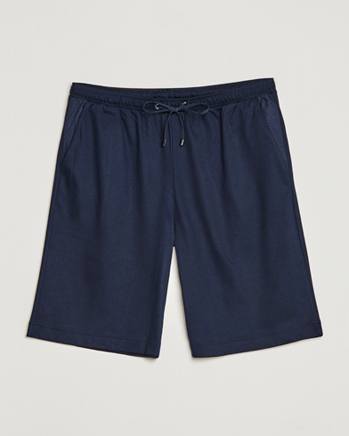 Herre | Pyjamasbukser | Zimmerli of Switzerland | Cotton/Modal Loungewear Shorts Midnight