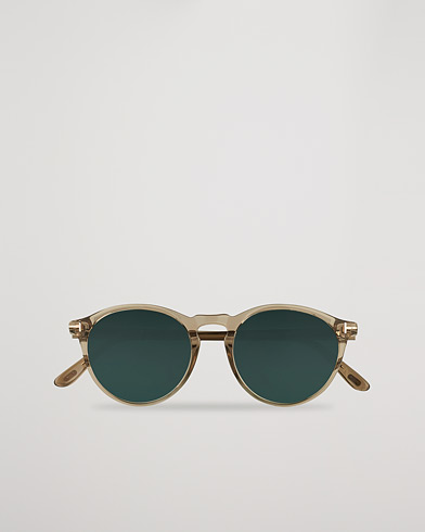 Herre |  | Tom Ford | Aurele Sunglasses Shiny Beige/Blue