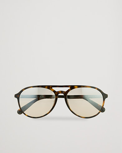 Herre |  | Moncler Lunettes | ML0228 Sunglasses Dark Havana/Roviex