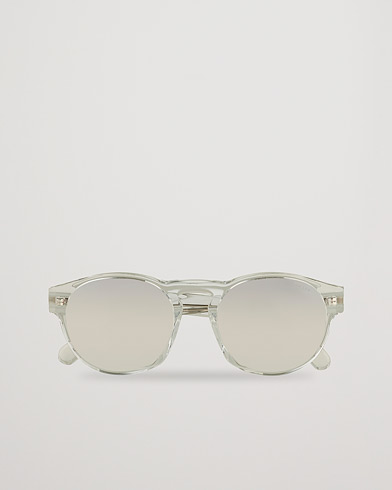 Herre |  | Moncler Lunettes | ML0209 Polarized Sunglasses Crystal/Smoke