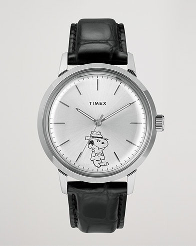 Herre | Timex | Timex | Marlin Automatic Snoopy Secret Agent 40mm Black