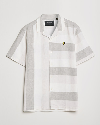 Herre | Kortermede skjorter | Lyle & Scott | Artisinal Resort Short Sleeve Shirt Off White