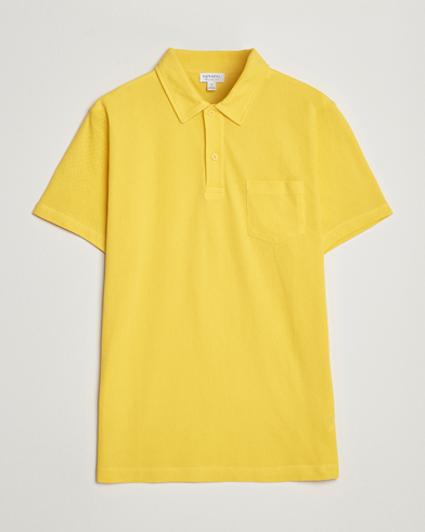 Herre | Eksklusivt Care of Carl | Sunspel | Riviera Polo Shirt Empire Yellow