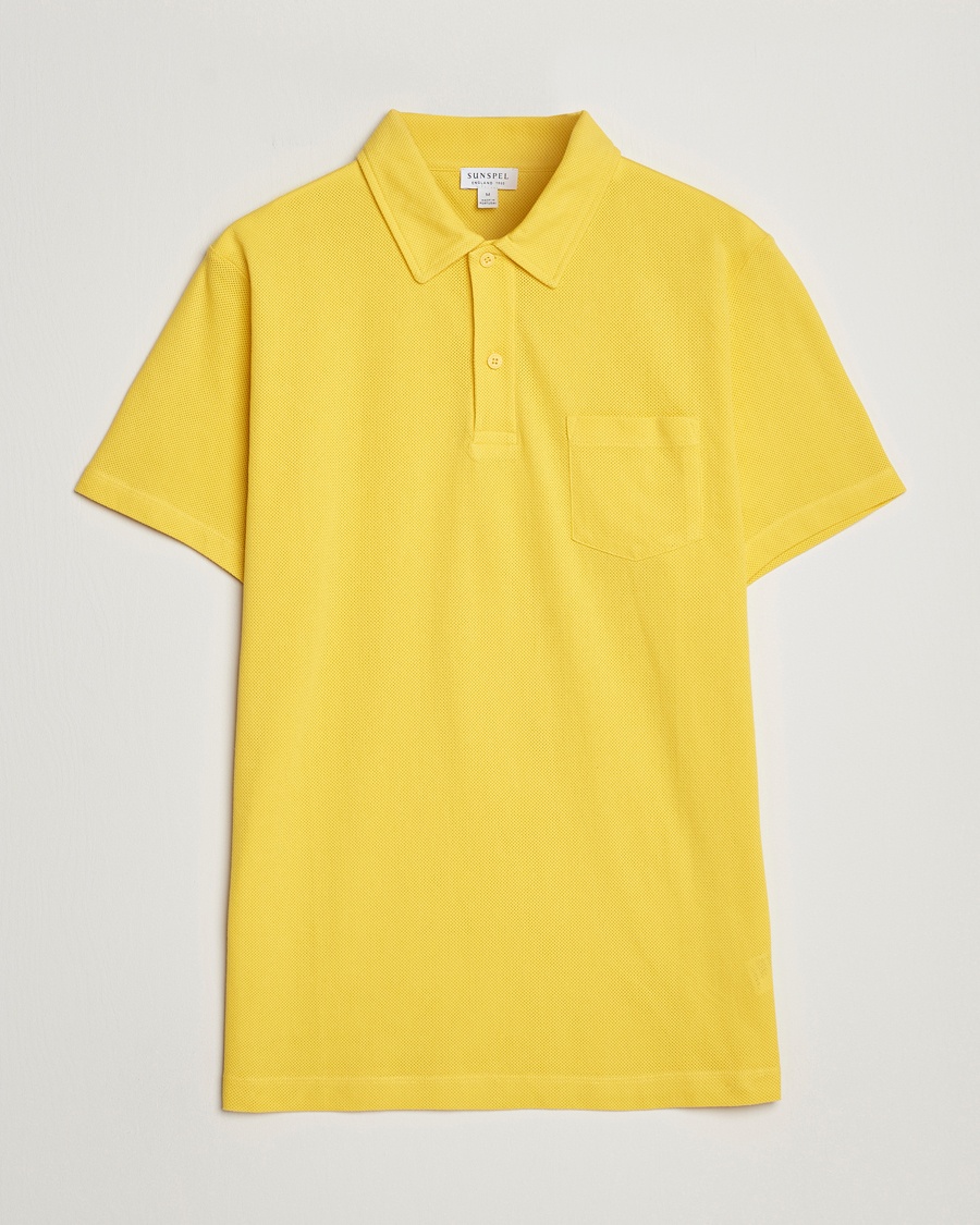 Herre | Salg | Sunspel | Riviera Polo Shirt Empire Yellow