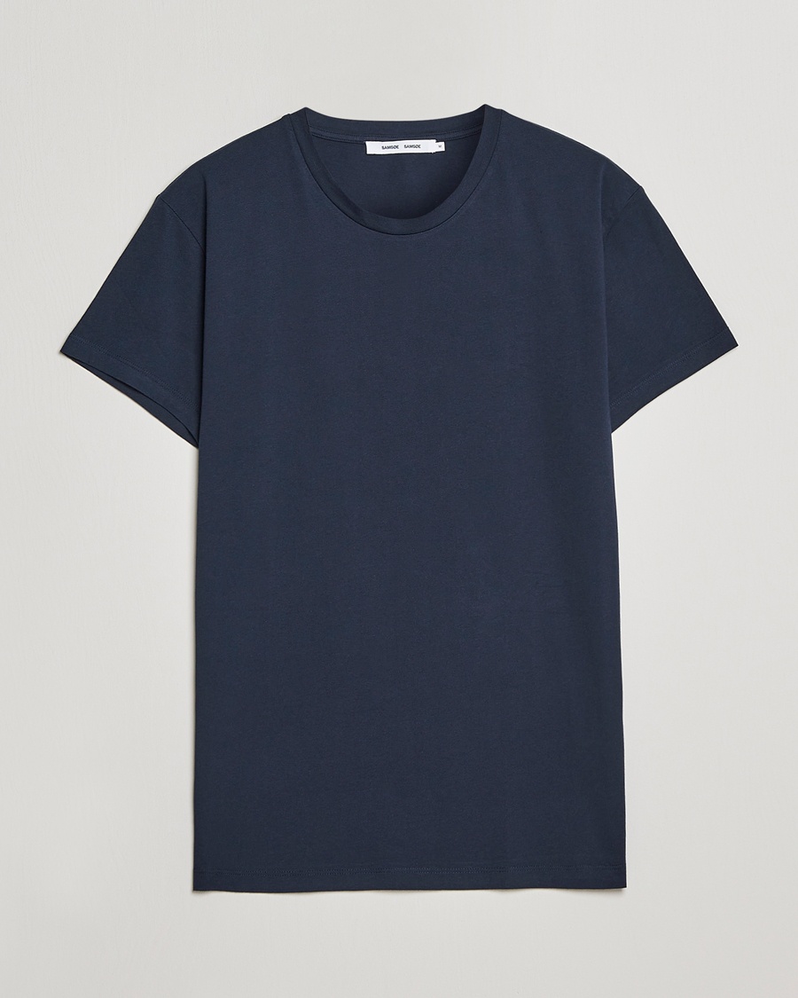 Herre | | Samsøe Samsøe | Kronos Crew Neck Tee Total Eclipse