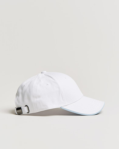 Herre | Caps | BOSS Athleisure | Curved Logo Cap Natural