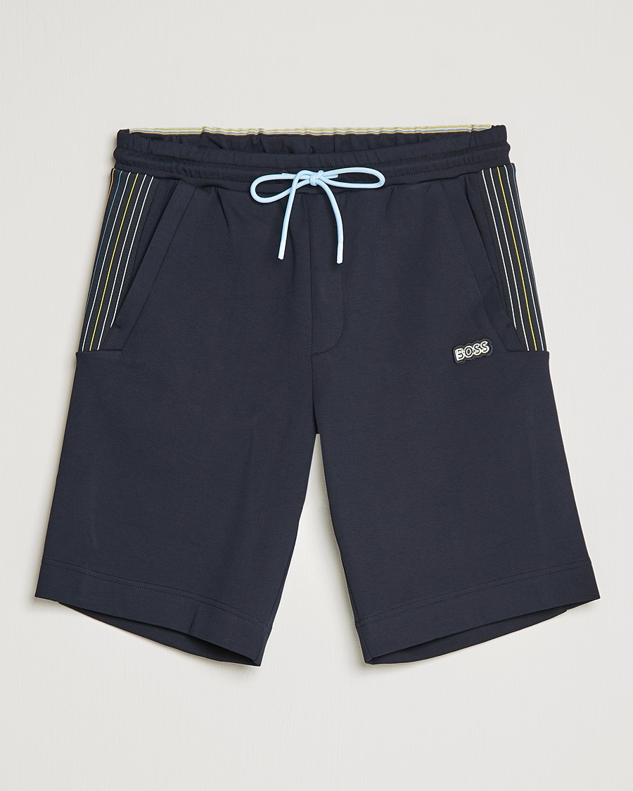 Herre | | BOSS Athleisure | Headlo Sweatshorts Dark Blue