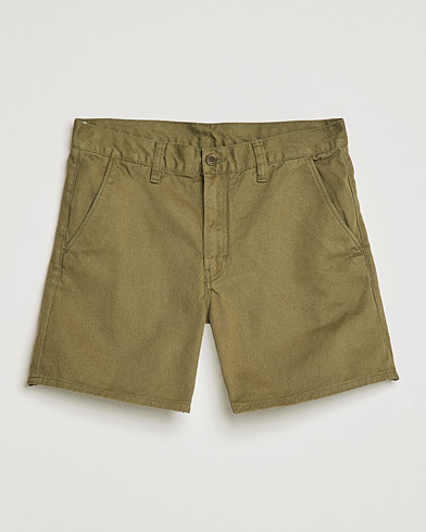 Herre | Chinosshorts | Nudie Jeans | Luke Worker Shorts Faded Green