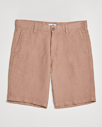 Herre | Shorts | NN07 | Crown Linen Shorts Nougat