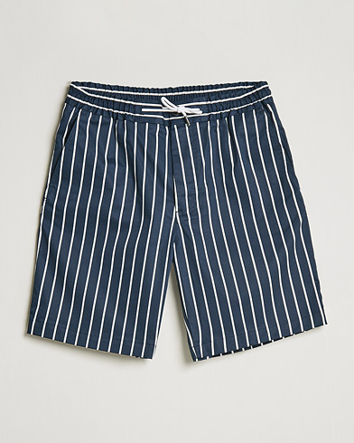 Herre | Salg klær | J.Lindeberg | Earl Stripe Resort Shorts Navy