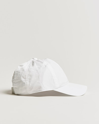 Herre | Caps | J.Lindeberg | Elijah Crinkle Nylon Logo Cap White