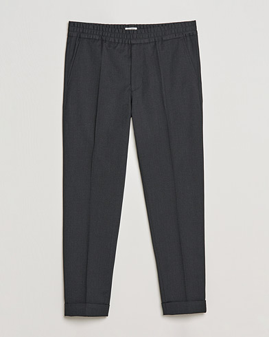 Herre |  | Filippa K | Terry Gabardine Cropped Turn Up Trousers  Anthracite