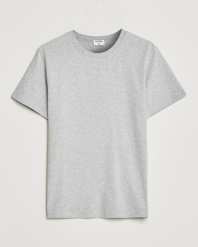 Herre | T-Shirts | Filippa K | Soft Lycra Tee Light Grey Melange