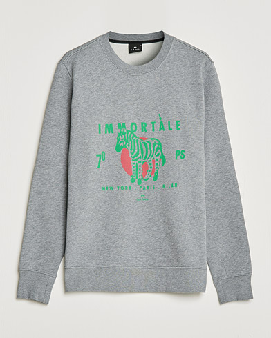 Herre | Gensere | PS Paul Smith | Immortale Organic Cotton Sweatshirt Grey