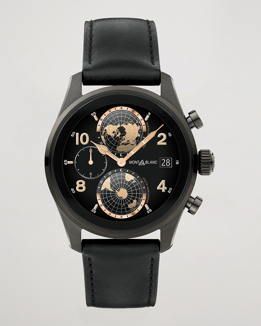 Herre | Skinnrem | Montblanc | Summit 3 Smartwatch Black