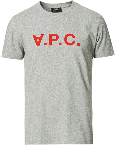 Herre | Avdelinger | A.P.C. | VPC Neon Short Sleeve T-Shirt Heather Grey