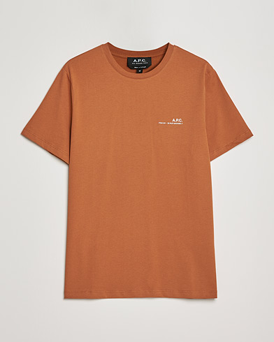 Herre |  | A.P.C. | Item Short Sleeve T-Shirt Terracotta