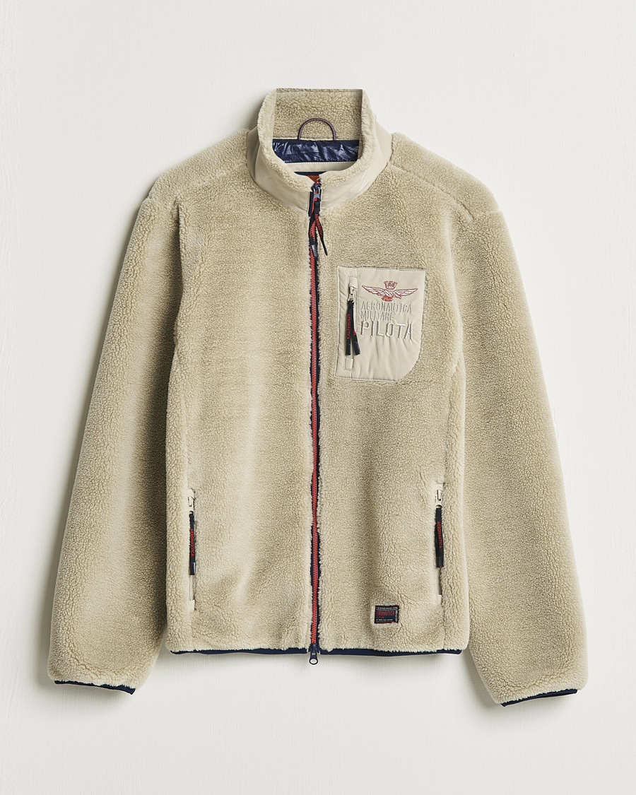 Herre | | Aeronautica Militare | Giacca Fleece Jacket Abbey Stone