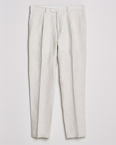 Plagg i lin |  Delon Linen Trousers Creme