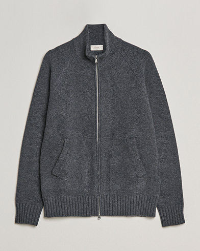Herre |  | Altea | Wool Zip Jacket Grey Melange