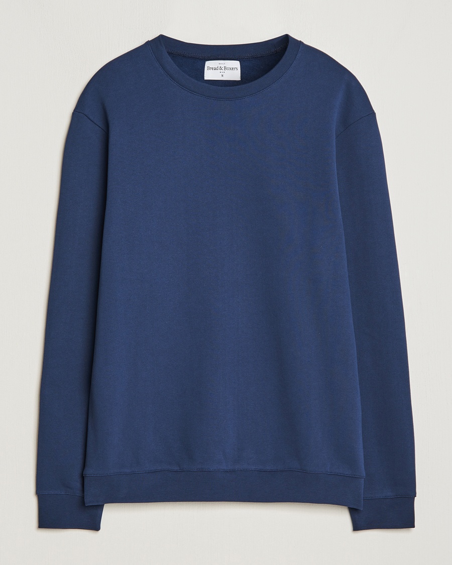 Herre | | Bread & Boxers | Loungewear Sweatshirt Navy Blue