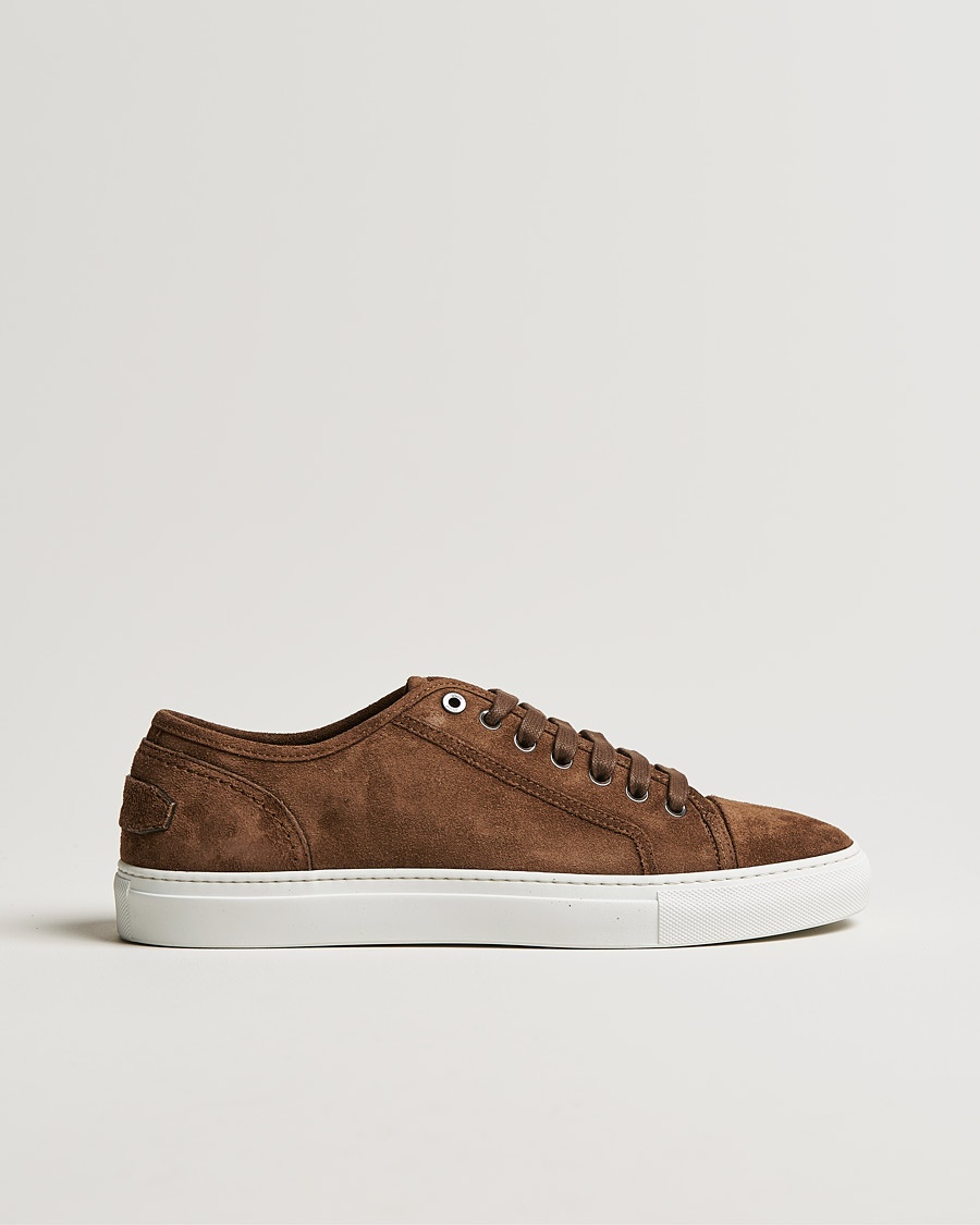 Herre | | Brioni | Casetta Suede Sneakers Brown