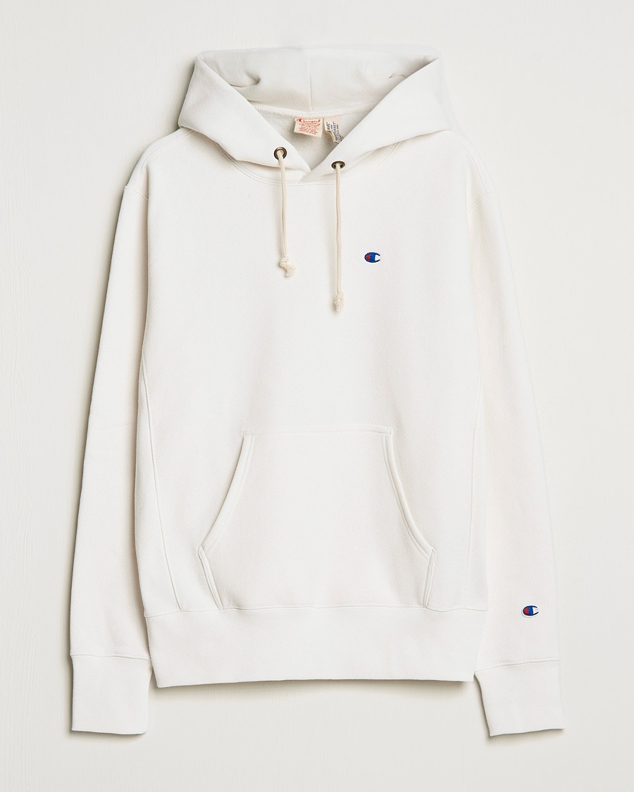 Herre | | Champion | Reverse Weave Soft Fleece Hood White