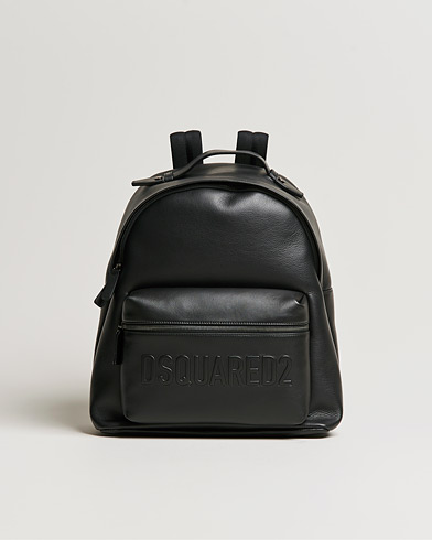 Herre | Dsquared2 | Dsquared2 | Leather Backpack Black