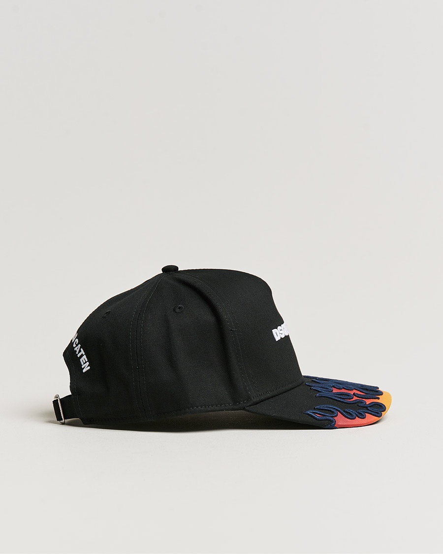 Herre | | Dsquared2 | Flames Baseball Cap Black