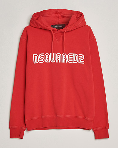 Herre |  | Dsquared2 | Outline Cool Hoodie Oriental Red