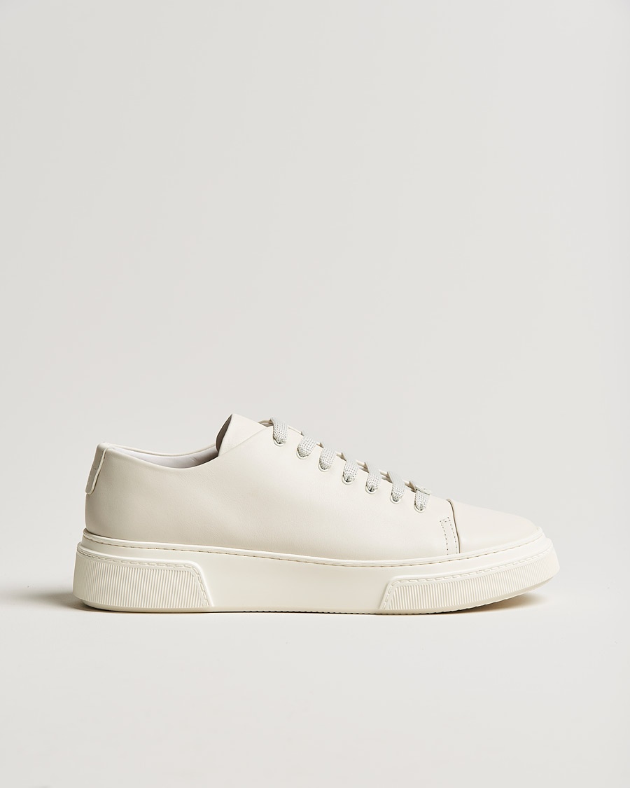 Herre | | Giorgio Armani | Plain Sneakers Off White
