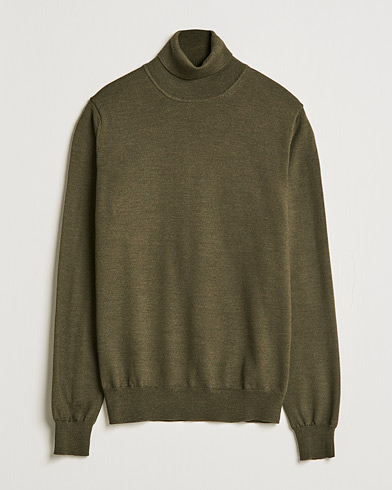 Herre |  | J.Lindeberg | Lyd True Merino Polo Forest Green