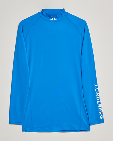 Herre | T-Shirts | J.Lindeberg | Aello Soft Compression T-Shirt Directoire Blue