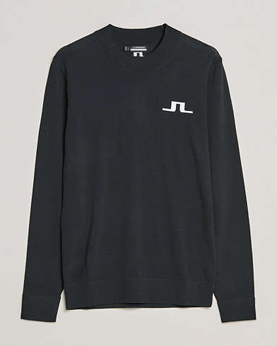 Herre | Active | J.Lindeberg | Gus Knitted Golf Sweater Black