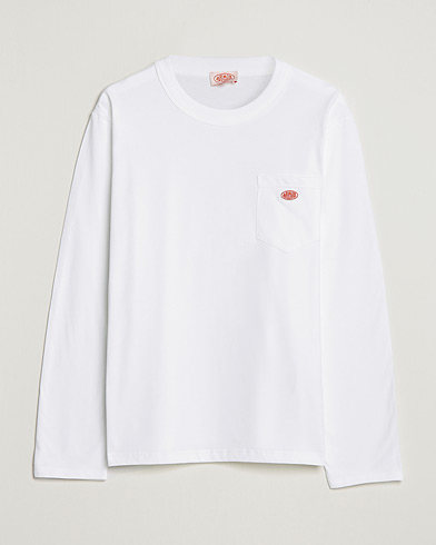 Herre | T-Shirts | Armor-lux | MC Pouche Longsleeve T-shirt White
