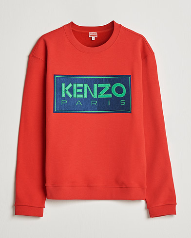 Herre |  | KENZO | Paris Classic Crew Neck Sweatshirt Medium Red