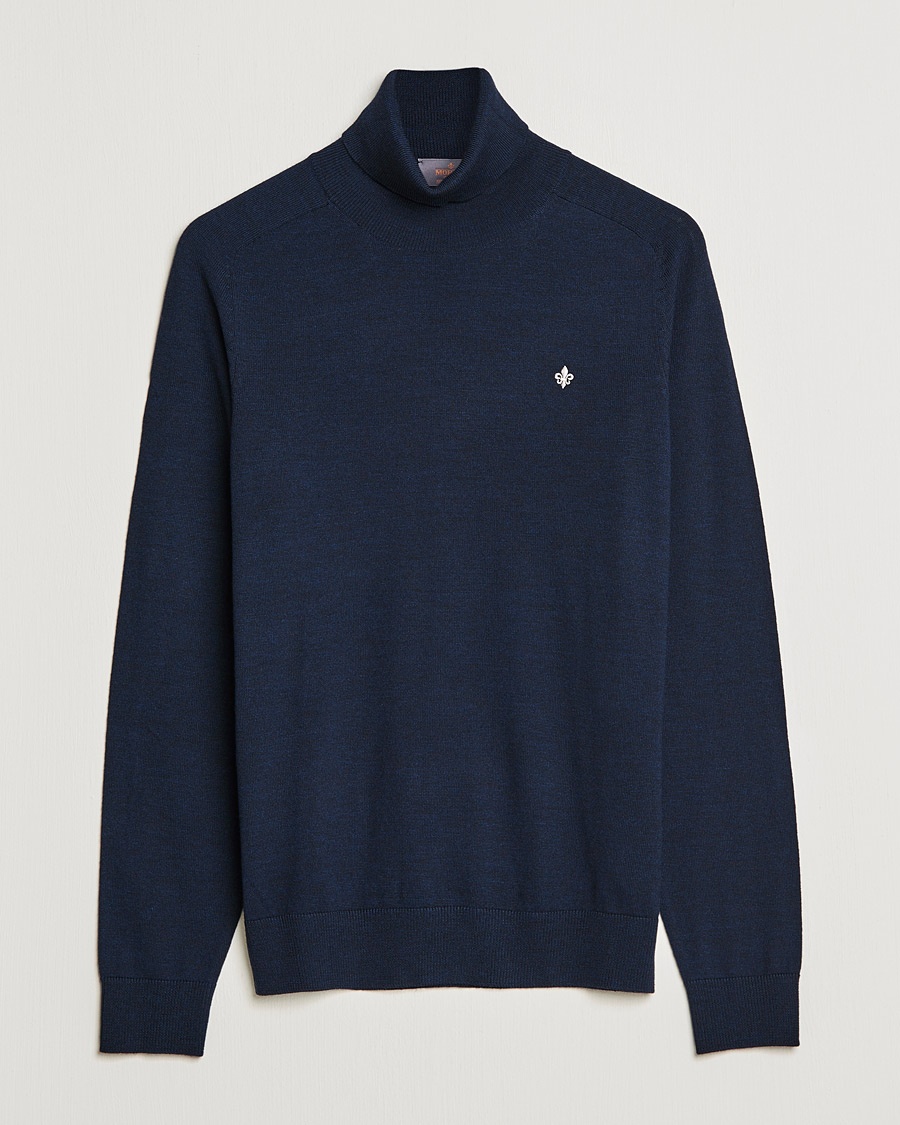 Herre | Pologensere | Morris | Merino Rollneck Navy