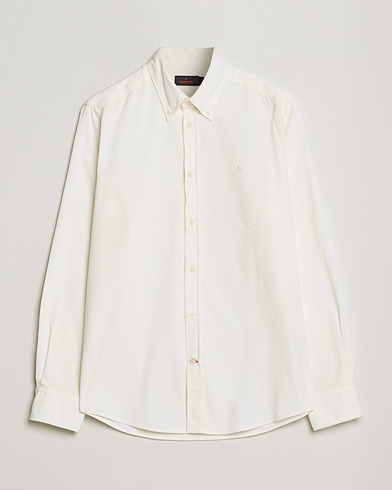 Herre | Cordfløyelskjorter | Morris | Douglas Corduroy Button Down Shirt Off White