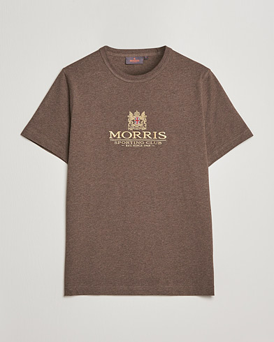 Herre | Avdelinger | Morris | Trevor Logo T-shirt Brown