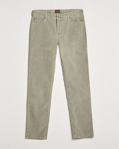 Herre | Bukser | Morris | James Corduroy 5-Pocket Pants Khaki Grey