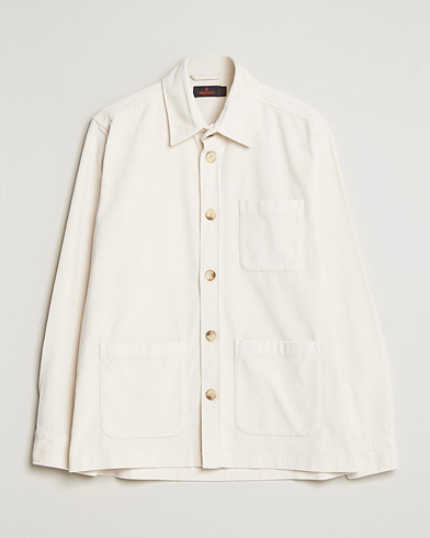 Herre | An overshirt occasion | Morris | Heaton Corduroy Shirt Jacket Off White