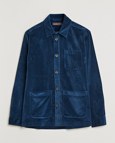 Herre | An overshirt occasion | Morris | Heaton Corduroy Shirt Jacket Blue