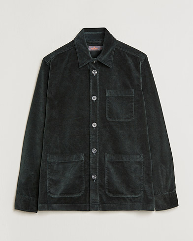 Herre | Overshirts | Morris | Heaton Corduroy Shirt Jacket Olive