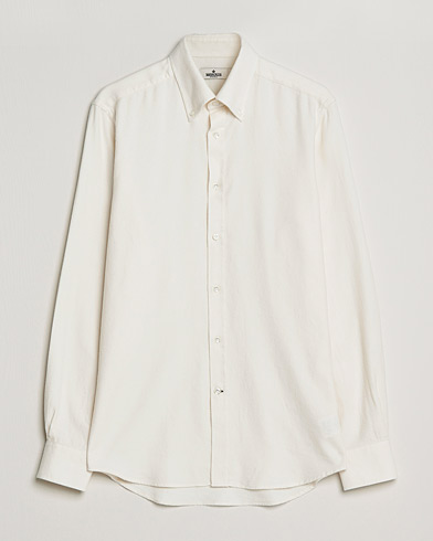 Herre | Flanellskjorter | Morris Heritage | Button Down Flannel Shirt Off White