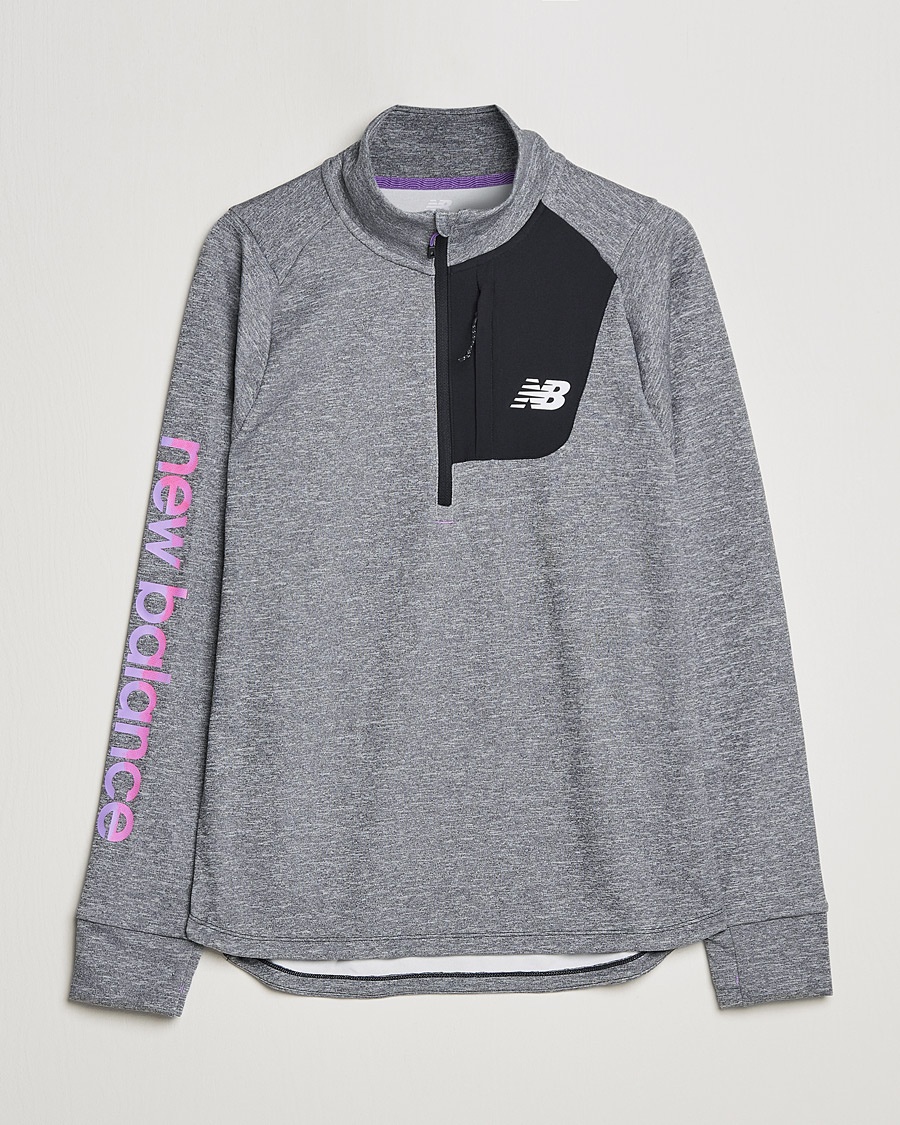 Herre | | New Balance Running | All-Terrain Half Zip Grey