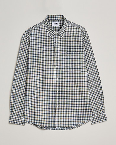 Herre | Casualskjorter | NN07 | Deon Cotton Checked Shirt Black/White