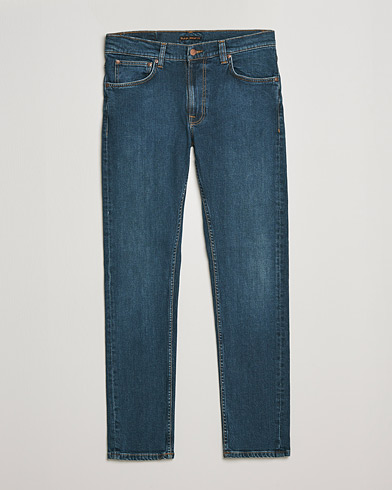 Herre |  | Nudie Jeans | Lean Dean Organic Jeans Blue Rock