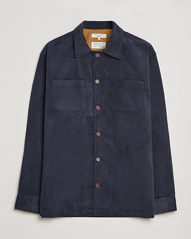 Herre | An overshirt occasion | Nudie Jeans | Vincent Corduroy Overshirt Navy