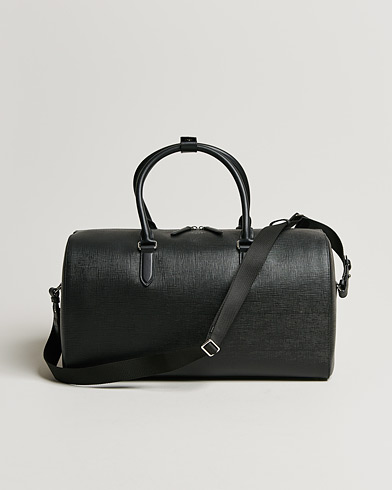 Herre | Smythson | Smythson | Panama Leather Weekendbag Black