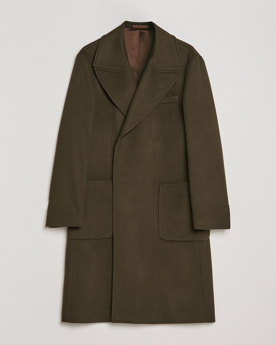  Jeean Wool Coat Dark Brown